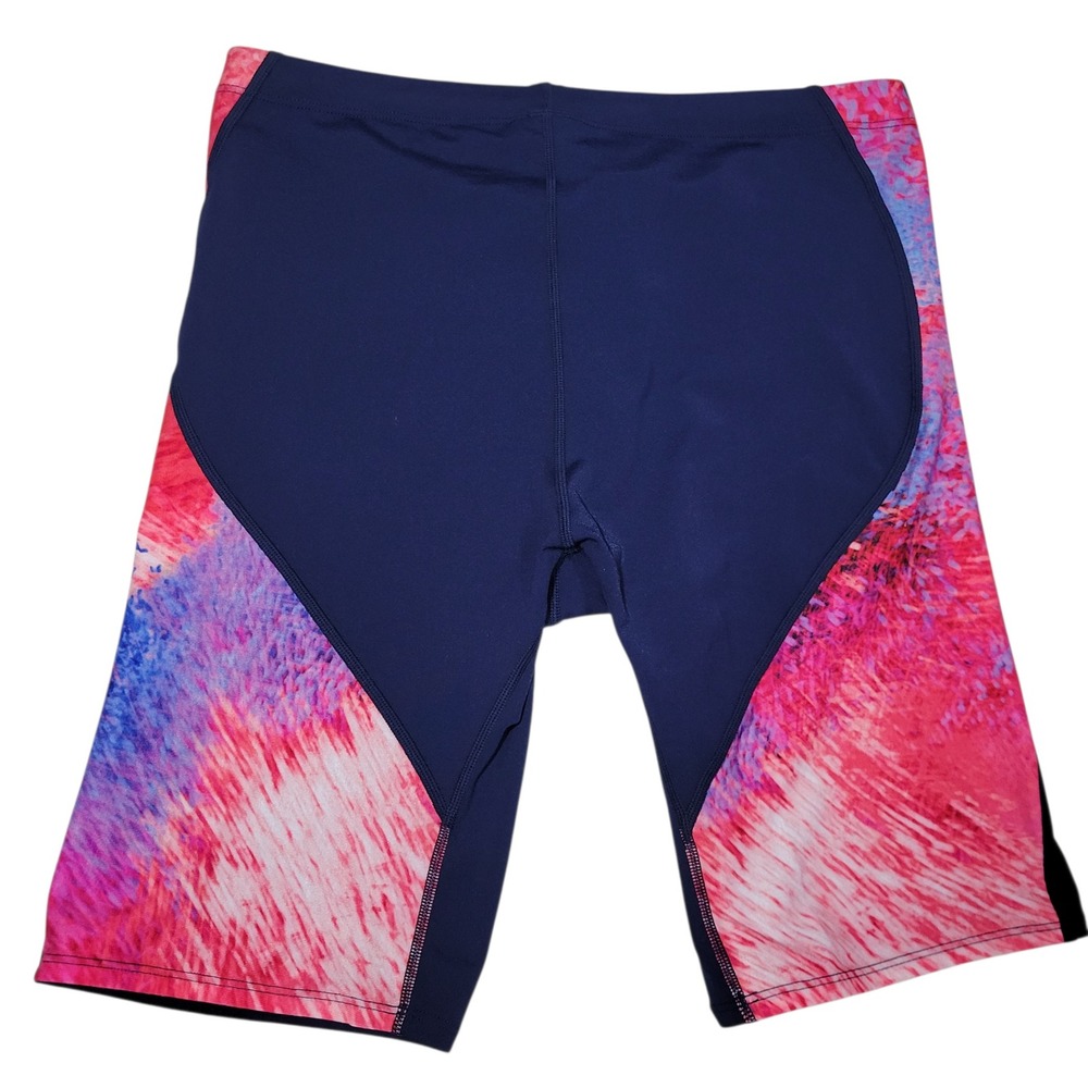 Nike Swim Jammer Swimsuit Shorts Mens 36 Blue USA Olympic Team Hydrastrong NEW - Picture 3 of 12